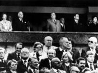 Леонид БРЕЖНЕВ на открытии Олимпиады-80