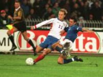 1997 год. Неаполь. Италия - Россия. Дмитрий ХОХЛОВ и Паоло МАЛЬДИНИ. Фото Александра ФЕДОРОВА, "СЭ"