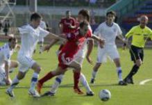 14 июня. Саранск. "Мордовия" – "Балтика" - 3:1. С мячом автор третьего гола в ворота "Балтики" Руслан МУХАМЕТШИН. Фото ФК "Мордовия"