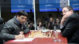 Гельфанд выиграл у Ананда  первую партию за 19 лет!