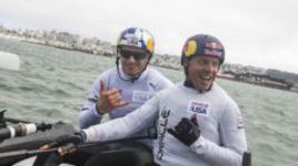 Трэвис Райс дебютировал в парусном спорте