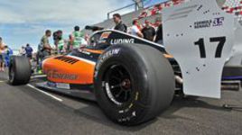 Гонки на трассе в Барселоне:  ветродуй на Дынной горе