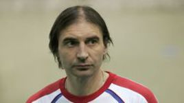 Экс-игрок ЦСКА, ставший автором победного гола в матче с "Барселоной" в 1992 году Дмитрий КАРСАКОВ. Фото Федора УСПЕНСКОГО, "СЭ".