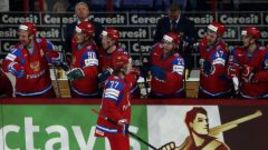 Новичок СКА Евгений РЯСЕНСКИЙ (№77). Фото AFP.