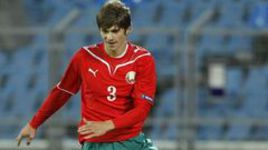 Александр МАРТЫНОВИЧ в игре за сборную Белоруссии.