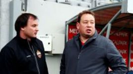 Александр ГРИШИН и Леонид СЛУЦКИЙ. Фото Алексея БЕЛИКОВА, "Спортархив".