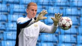 Голкипер "Манчестер Сити" Джо ХАРТ.