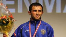 22 сентября 2009 год. Бесик КУДУХОВ с золотой медалью ЧМ-2009.