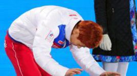 Понедельник. Сочи. Виктор АН - бронзовый призер Игр-2014 на дистанции 1500 м.