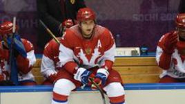 Вчера. Сочи. Финляндия - Россия - 3:1. Нападающий россиян Александр ОВЕЧКИН.