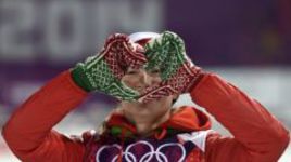 Белорусская биатлонистка Дарья ДОМРАЧЕВА увезла с Олимпиады в Сочи три золотые медали.