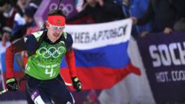 22 февраля. Сочи. Евгений УСТЮГОВ в золотой российской эстафете.