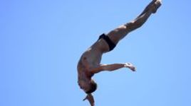 Чемпион Мировой серии "Ред Булл" по хайдайвингу-2013 Артем СИЛЬЧЕНКО.