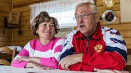 Октябрь 2014-го. Татьяна Егоровна и Борис Петрович МИХАЙЛОВЫ.