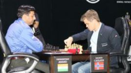 Карлсен отправил Ананда в нокдаун