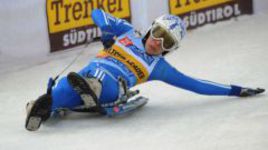 На трассе - 3-кратная чемпионка мира и 5-кратная чемпионка Европы по натурбану Екатерина ЛАВРЕНТЬЕВА.