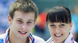 Первый смешанный дуэт начал тренировки