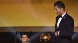 Криштиану Роналду: "Здорово, что мой сын  уже понимает, почему я на этой сцене"