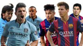 370 миллионов евро против 565.  "Манчестер Сити" - "Барселона" в денежном эквиваленте