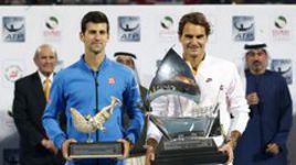 Федерер в Дубае - как на Уимблдоне