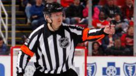 Евгений РОМАСЬКО в своем первом матче в НХЛ.