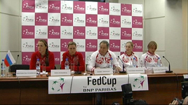 Пресс-конференция сборной России по теннису