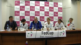 Пресс-конференция сборной Италии по теннису
