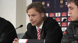 Пресс-конференция Валерия Карпина и Артема Дзюбы перед матчем "Спартак" - "Порту"
