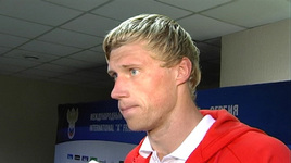 Интервью Павла Погребняка после матча Россия - Сербия