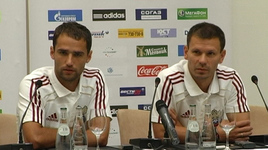 Пресс-конференция Романа Широкова и Константина Зырянова