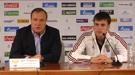 Пресс-конференция тренеров после матча Россия - Македония