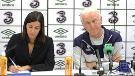 Пресс-конференция главного тренера сборной Ирландии Джованни Трапаттони