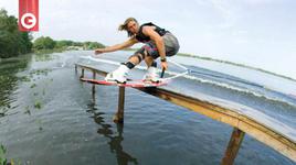 Профессиональный вейкбордист Collin Harrington в формате GoPro