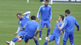 EURO-ОЧЕВИДЕЦ: Последняя тренировка греков