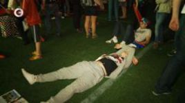 БОЛЬНЫЕ ФУТБОЛОМ: Россия против Греции