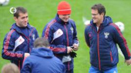 Тренировка под шутки Капелло