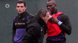 Манчини и Балотелли подрались на тренировке