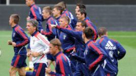 Тренировка сборной в Лиссабоне