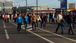 Аншлаг на матче сборной России