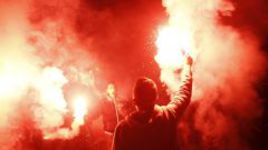 Боснийские фанаты празднуют выход на ЧМ