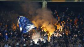 Фанаты "Зенита" едва не сорвали матч