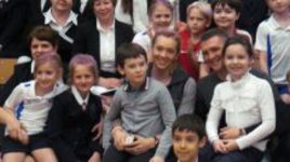 Зайцева и Петушков провели олимпийский урок