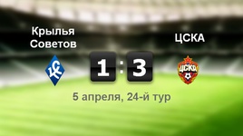 "Крылья Советов" - ЦСКА - 1:3