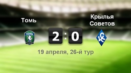 "Томь" - "Крылья Советов" - 2:0