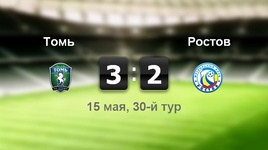"Томь" - "Ростов" - 3:2
