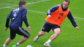 Дождь для сборной не помеха!