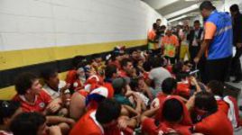 Чилийские фанаты атаковали пресс-центр!