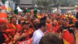 Бельгийцы наводнили Маракану