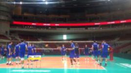 Сборная России готовится к Канаде