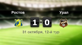 "Ростов" - "Урал" - 1:0